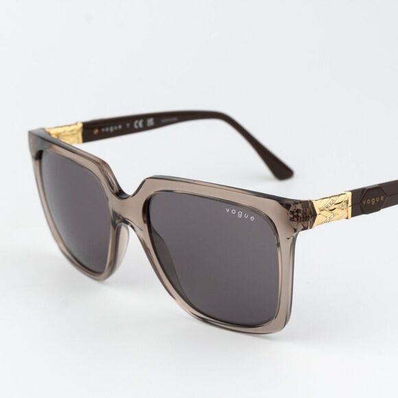 Vogue Women Sunglasses Transparent Brown Violet Square VO5476SB 29407N54 NEW main image 8